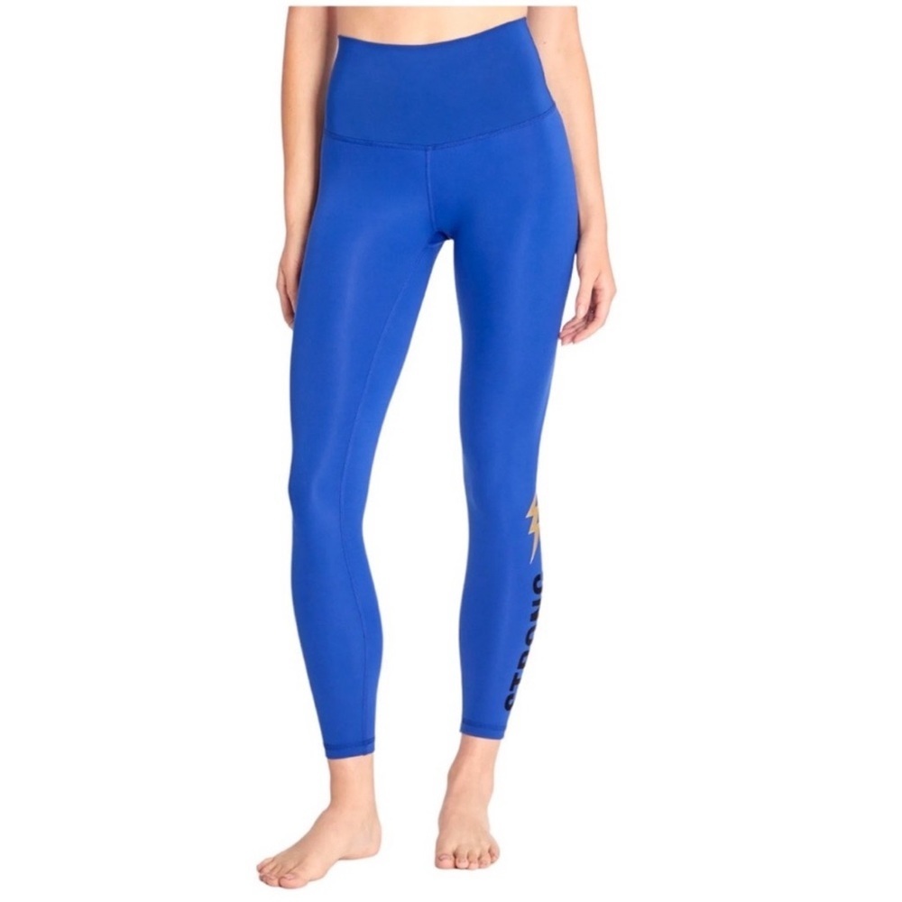 WILDFOX Strong Royal Blue 7/8 leggings S Athletic pants